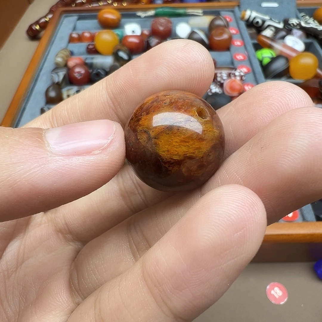 影***林合金玛瑙/玉髓珠宝半成品有裂