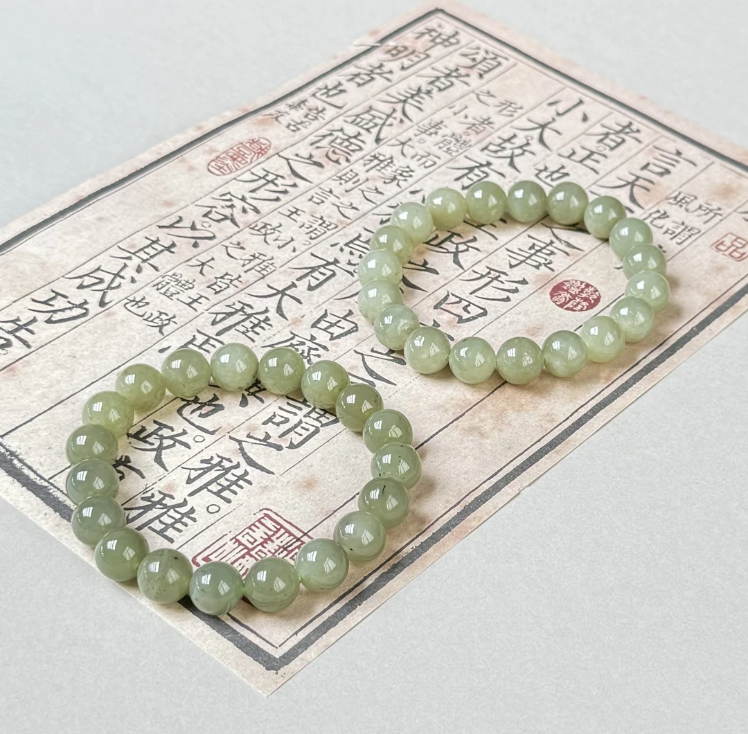 和田玉·黄口料12mm手串(多样性发其一)