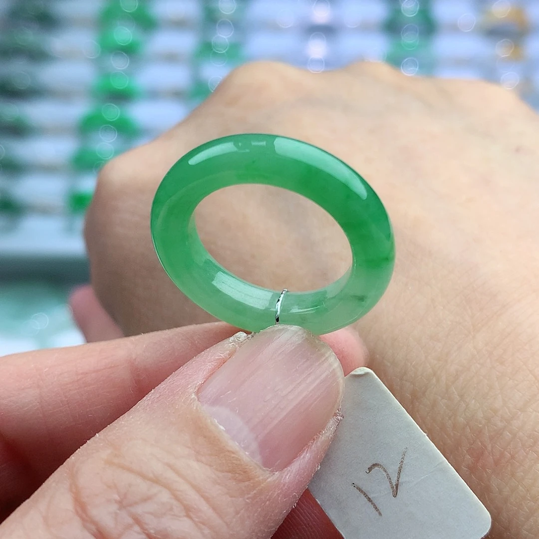 未镶嵌戒指翡翠12号