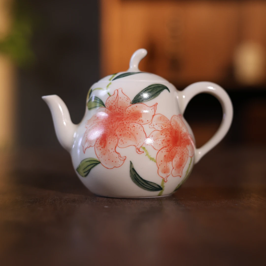 【小田甄陶】杜鹃花-聖甫-福禄壶-120ml（聖甫0110）