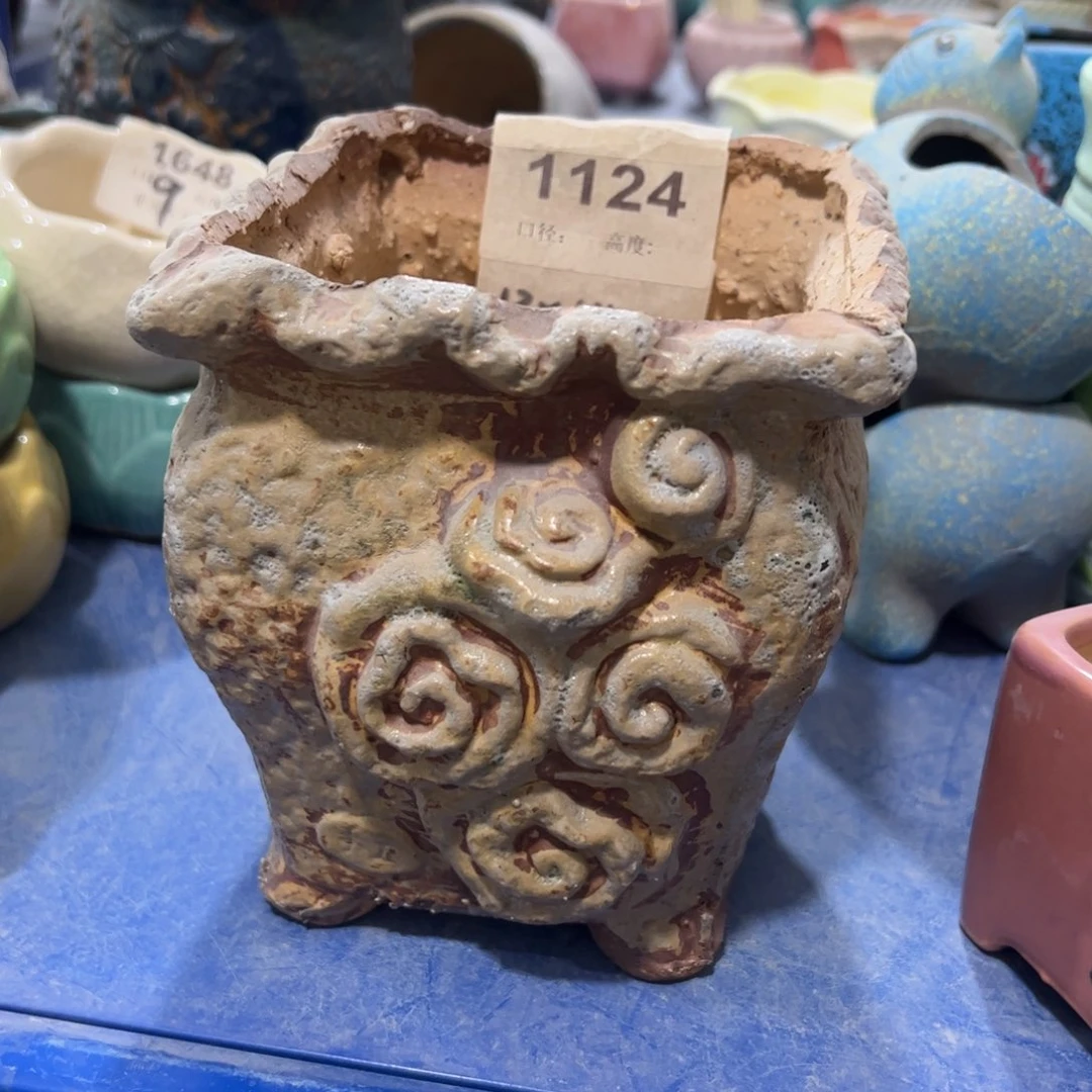 陶瓷多肉小花盆@@1124