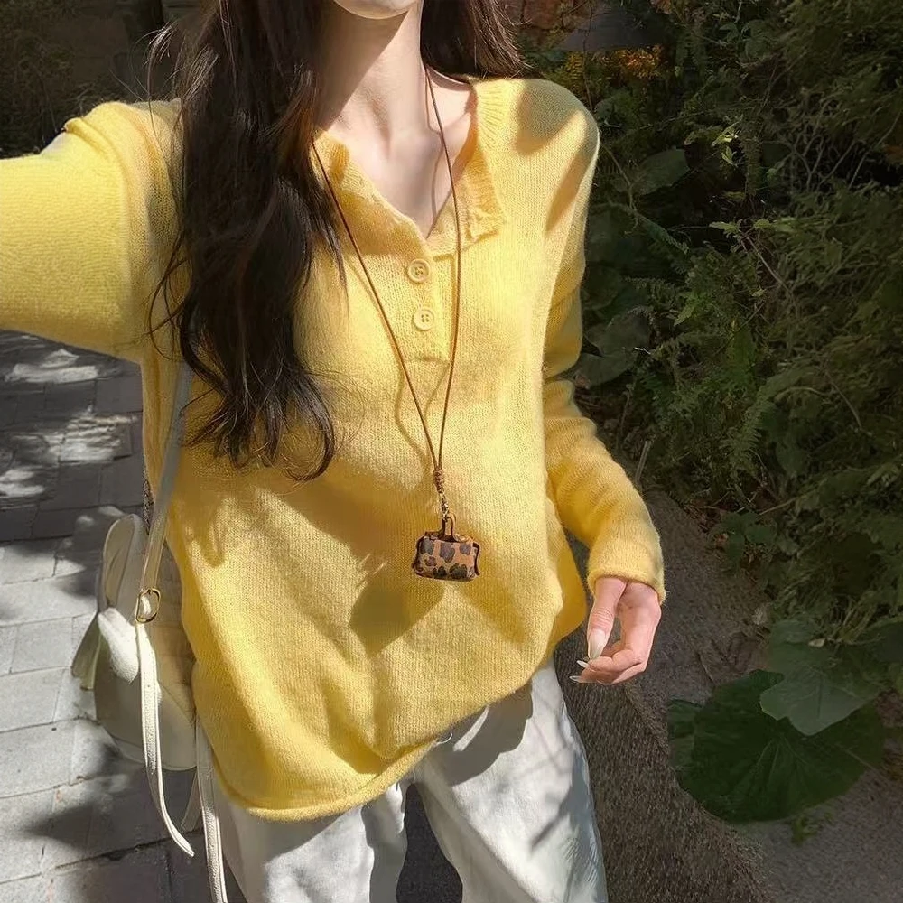 长袖防晒百搭薄款毛针织衫休闲新款宽松复古ins设计感夏季