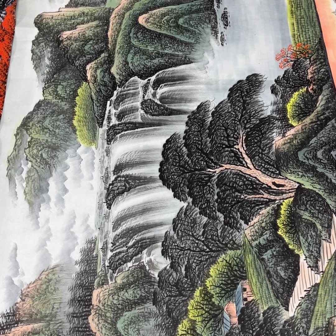 国画国画作品老师手绘