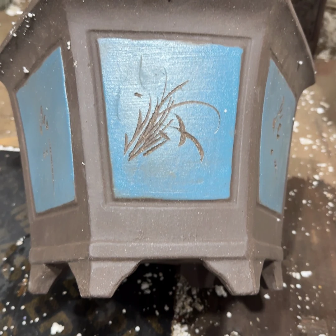 紫砂花盆口径26.18口径