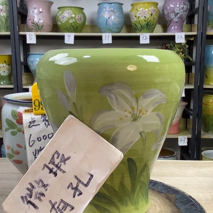 景德镇高温陶瓷花盆