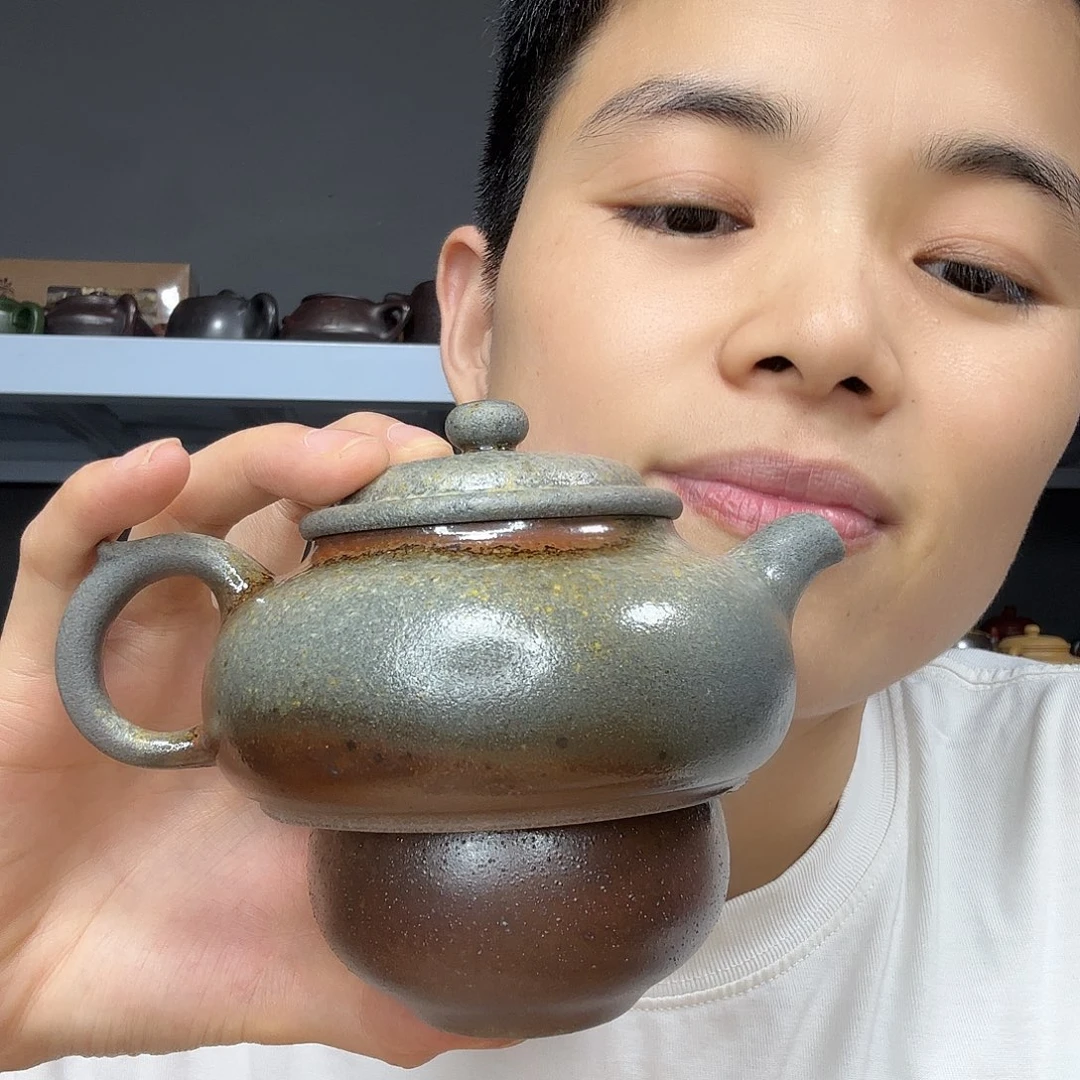 茶壶底槽青民间手艺人全手工制作