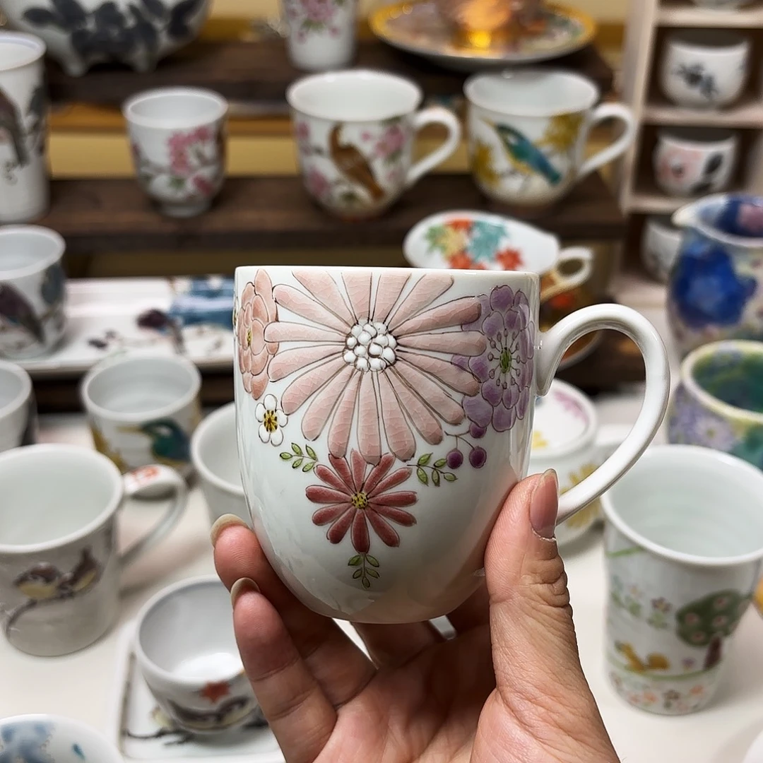 陶色绘游    马克杯