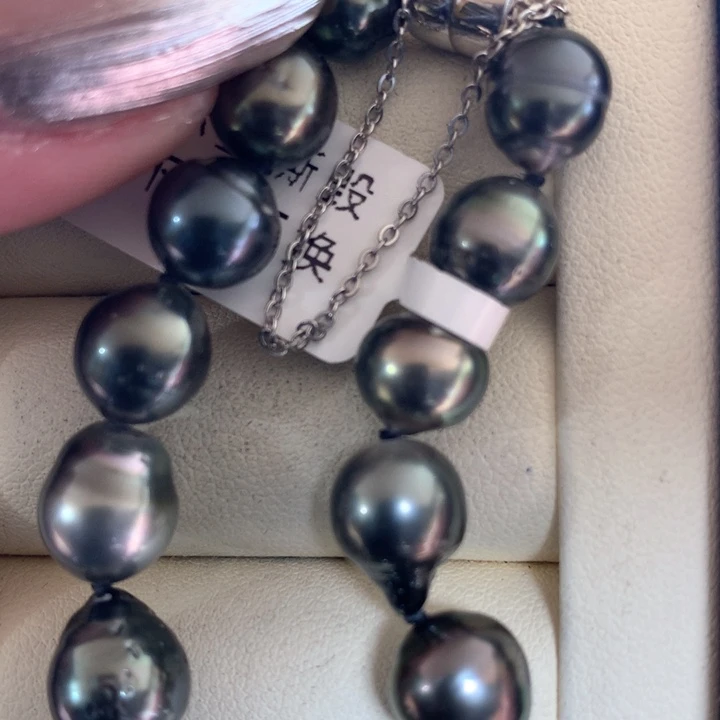 银S925镶嵌手镯海水珍珠