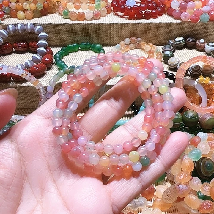 玛瑙/玉髓未镶嵌手链