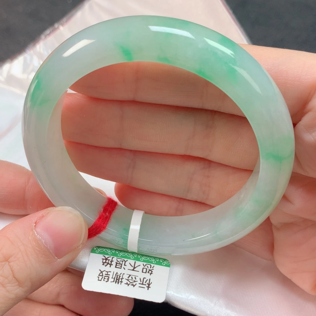未镶嵌手镯翡翠缅甸天然翡翠手镯5758