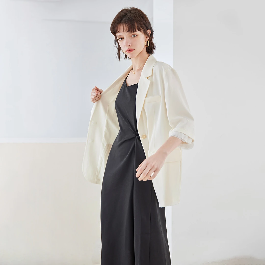 【粉丝专享】【商场同款】高级感小西服通勤显瘦小西装质感薄外套女