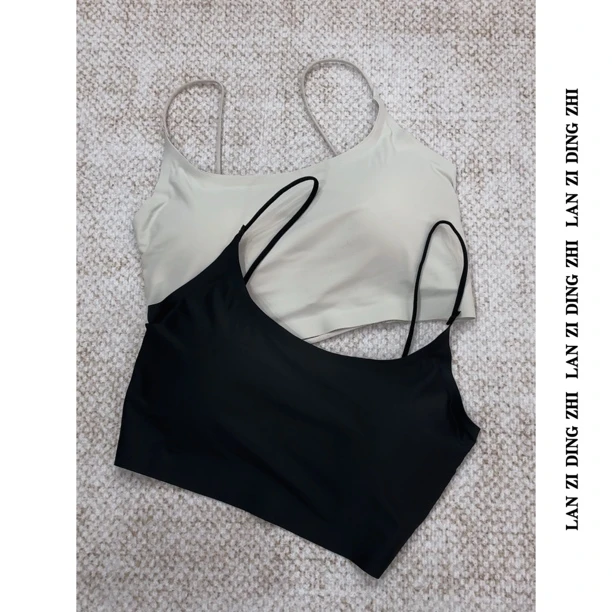 「舒适感」夏季新款带胸垫美背内搭舒适透气时尚打底吊带