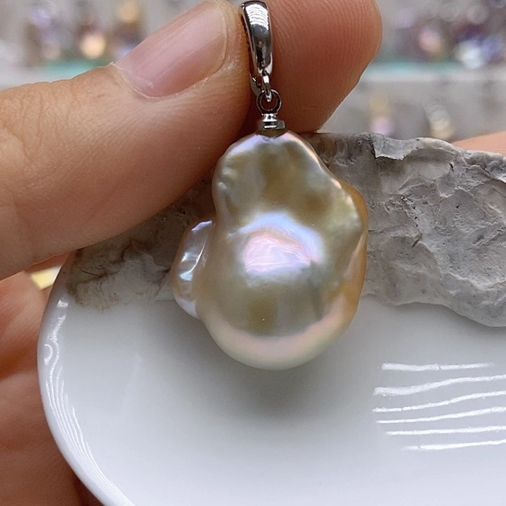 淡水珍珠未镶嵌吊坠(不含链)
