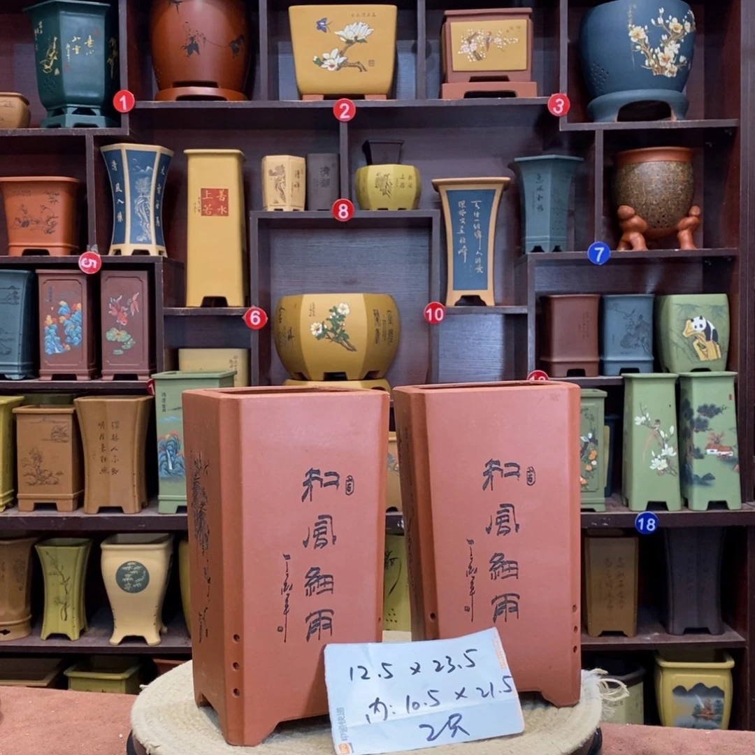 紫砂花盆紫砂花盆