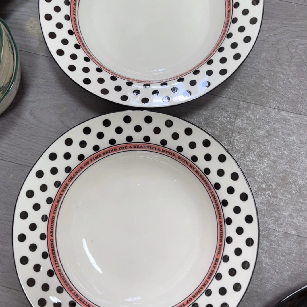 微微瑕陶瓷餐具陶瓷9英寸