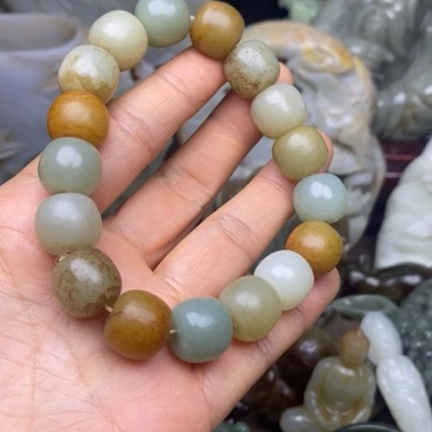 和田玉挂件把件摆件未镶嵌董*会