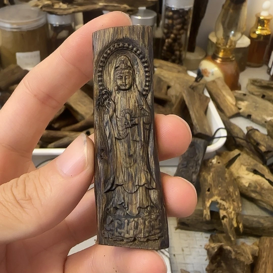 沉香碎屑沉香绿奇楠6克