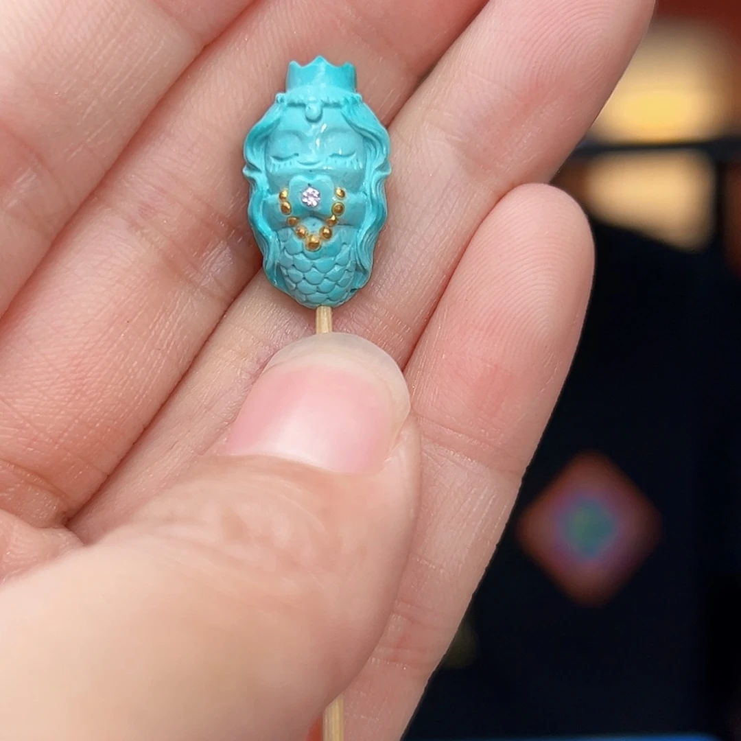 未镶嵌绿松石珠宝奇石