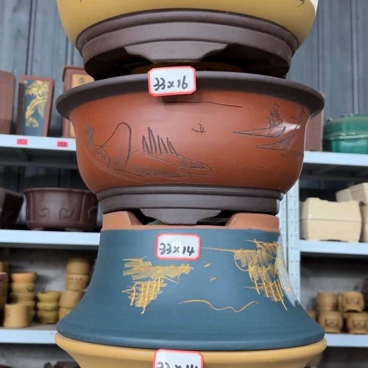 紫砂花盆              100-4