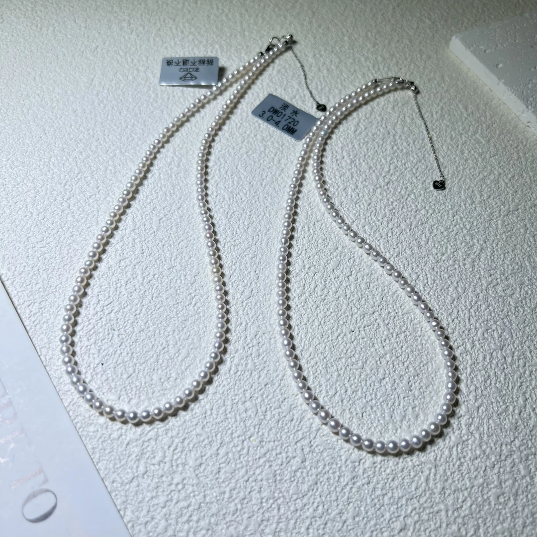 【小宝珠宝】17 T01676-珍珠项链-多样性发一件-3mm