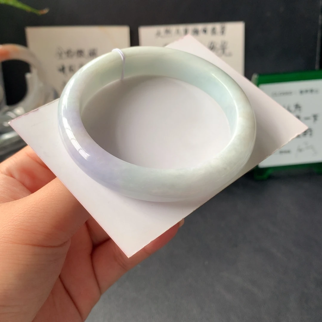 翡翠未镶嵌手镯17号57.5-12.-8