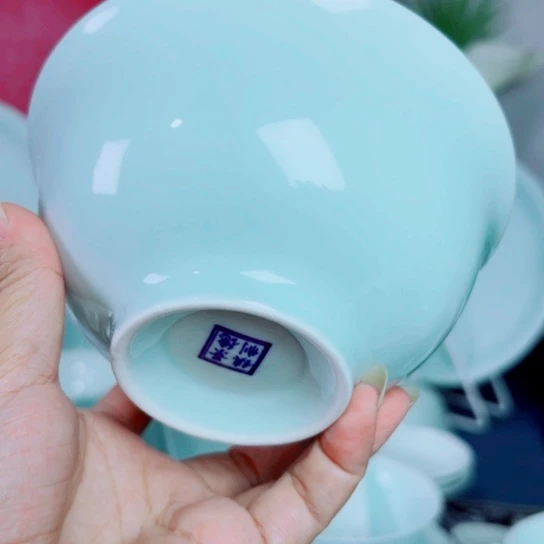 陶瓷影青高白泥十个