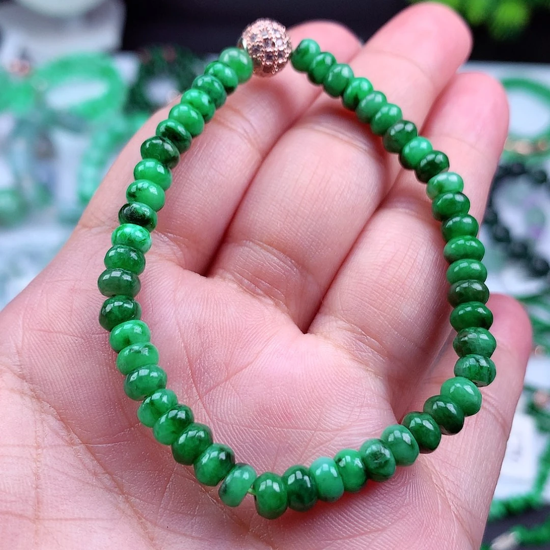 未镶嵌手链翡翠手串