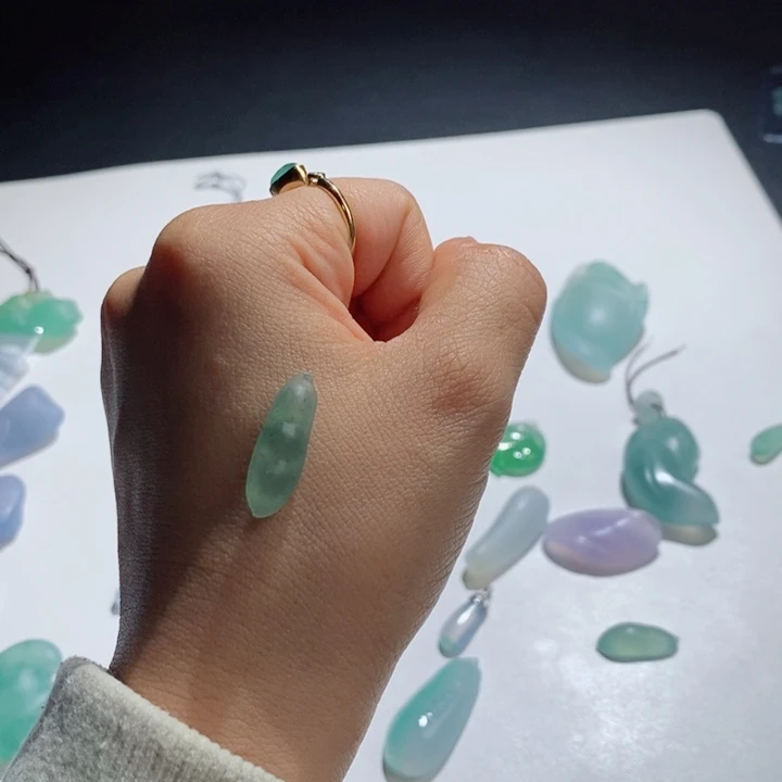 定制翡翠未镶嵌豆子