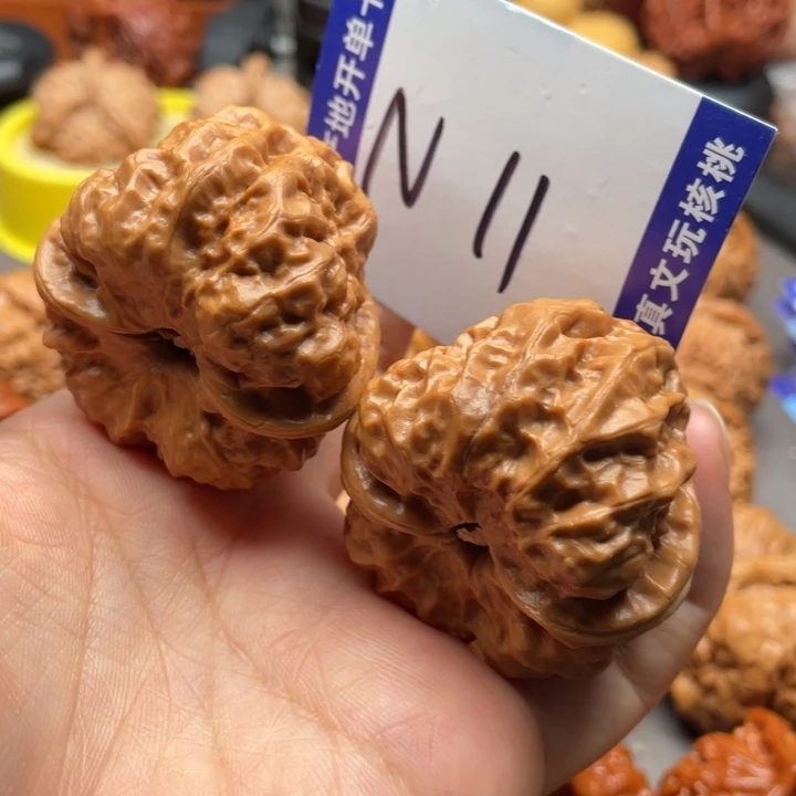 文玩核桃把件蛙蛙42尺
