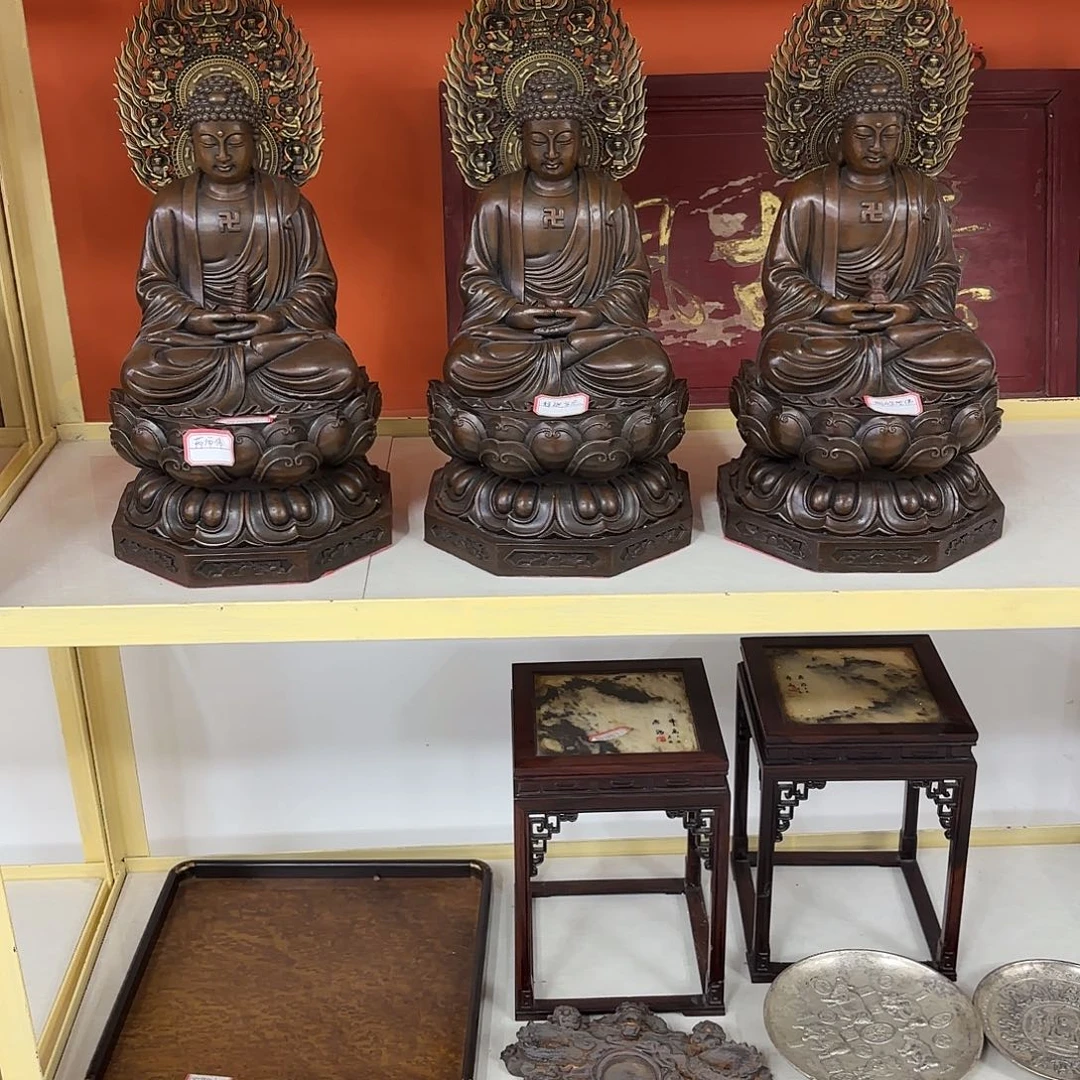 央***案黄铜摆件工艺品摆件