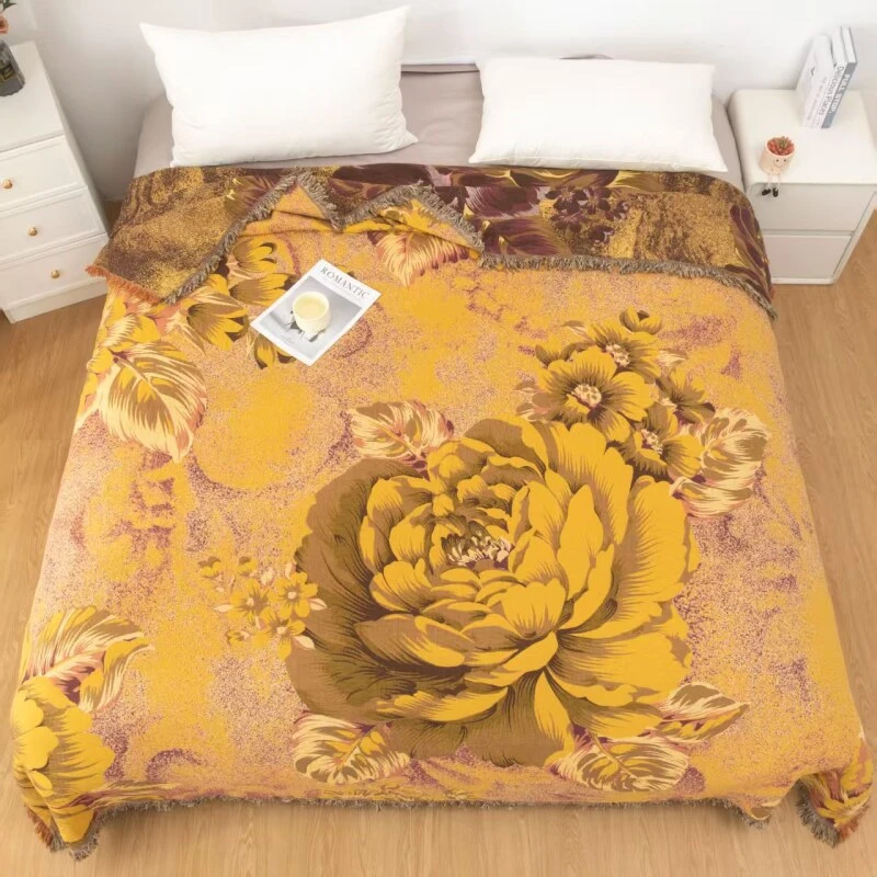 如意230*250高端罗布麻轻奢舒适透气床盖