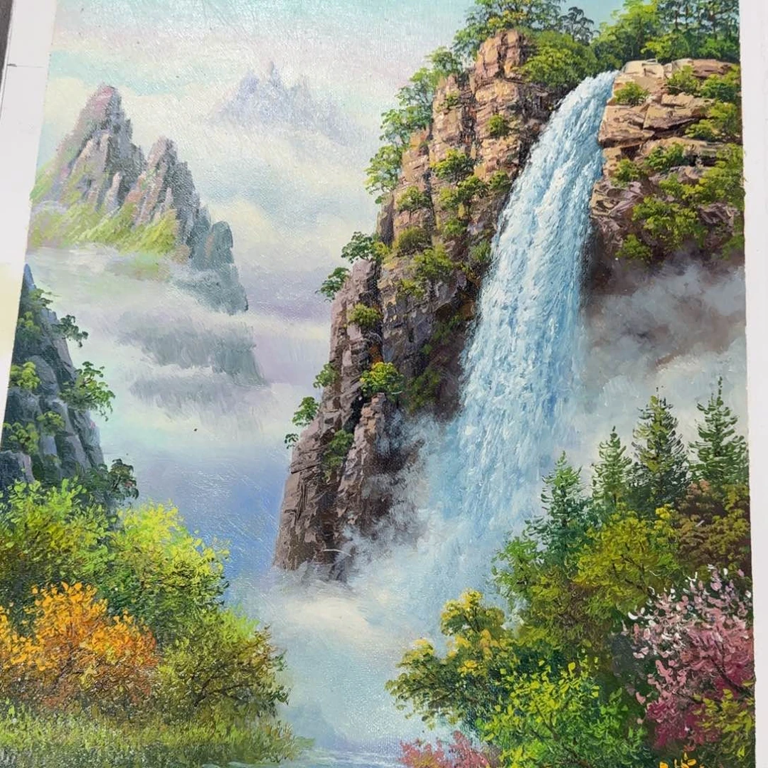 油画加油加油努力加油加油