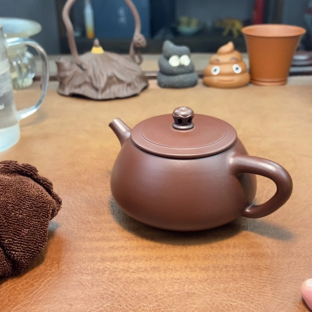 紫砂茶壶石瓢紫砂壶