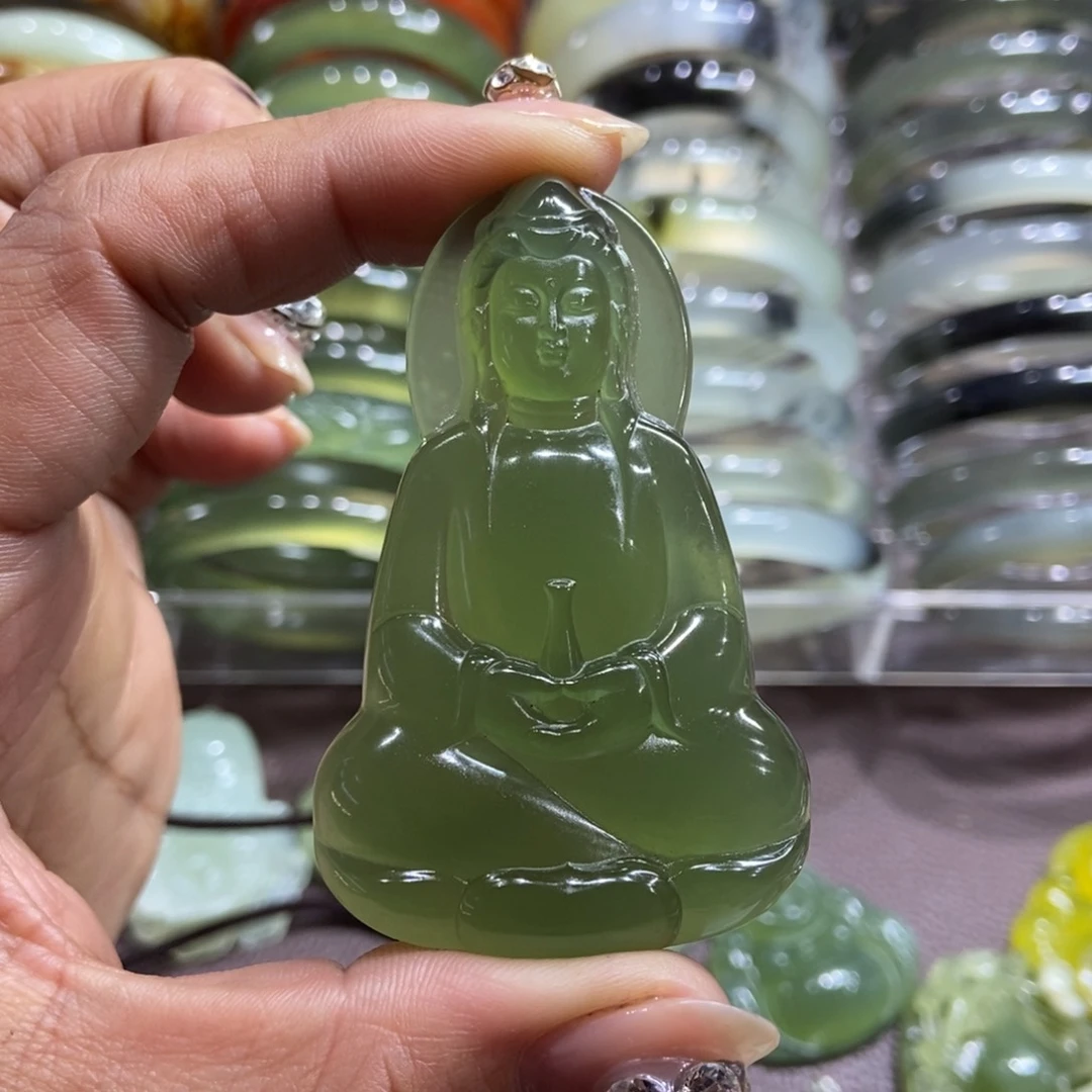 蛇纹石玉颈饰未镶嵌帅**际