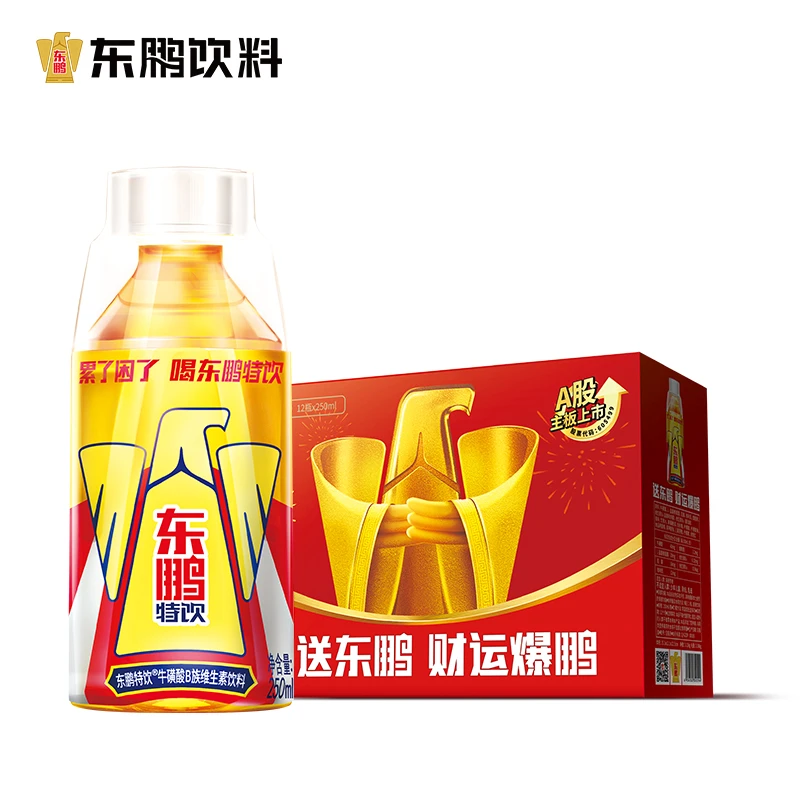 【直播爆款】东鹏特饮250ml*12瓶礼盒装牛磺酸B族维生素饮料sw