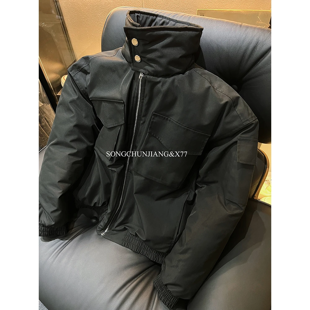 冬季轻骑兵棉服挺阔宽松加厚痞帅短款bomber潮男外套