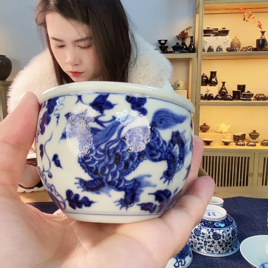 拙泥化物麒麟缸杯