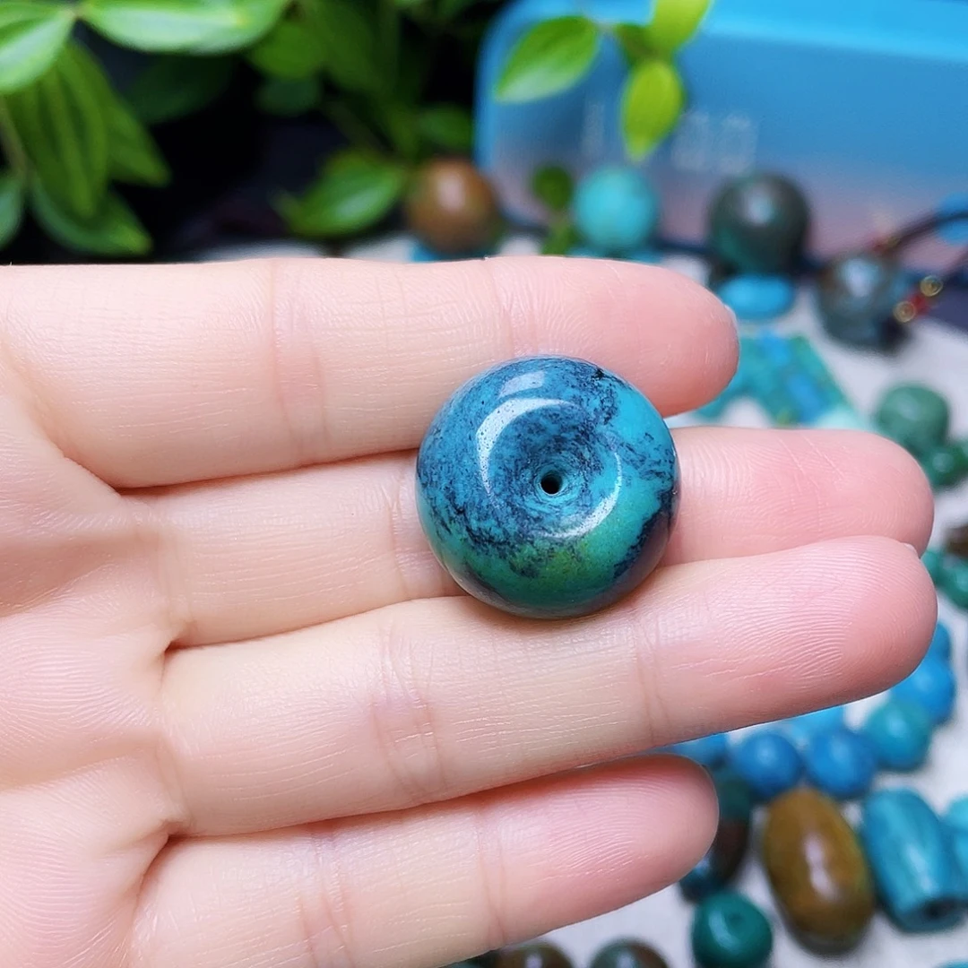 绿石头十堰原生态绿石头特色手工散珠