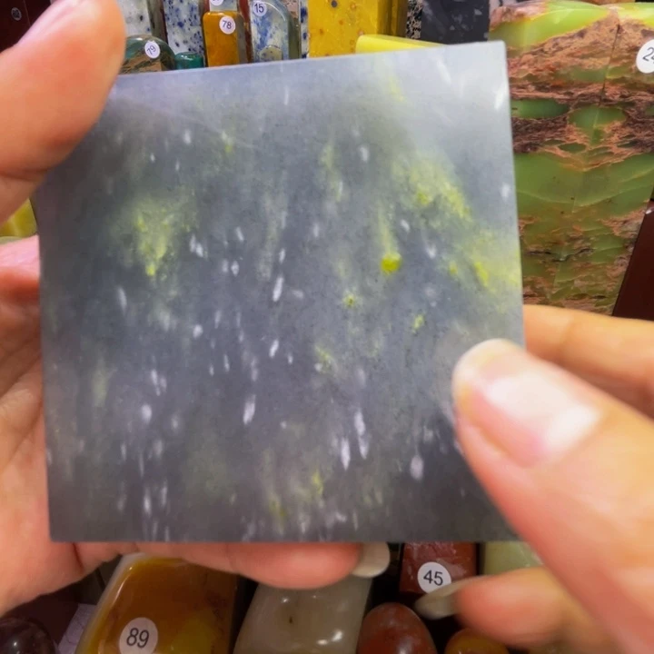 聲***香印石青田石解莱绿