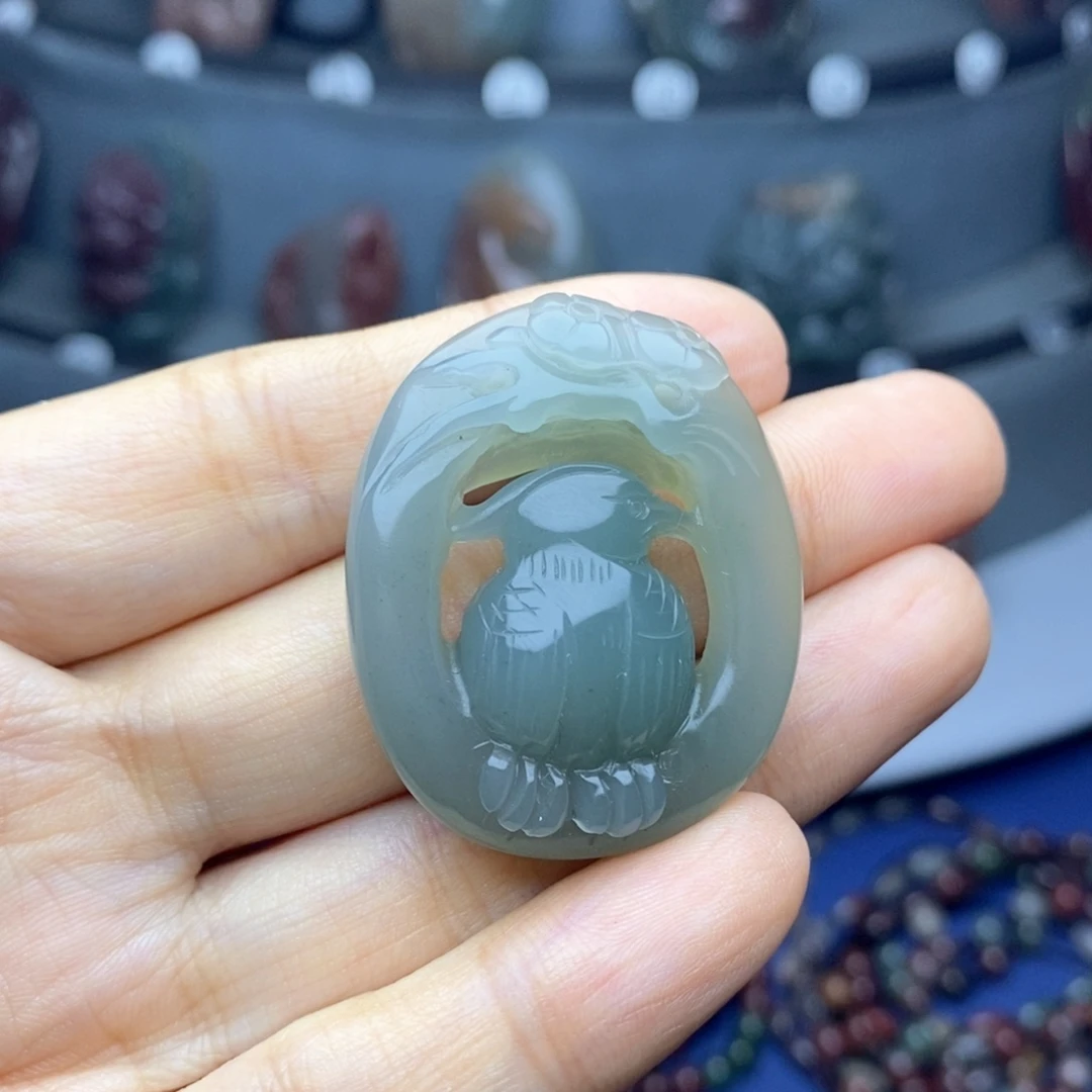 玛瑙/玉髓未镶嵌吊坠(不含链)