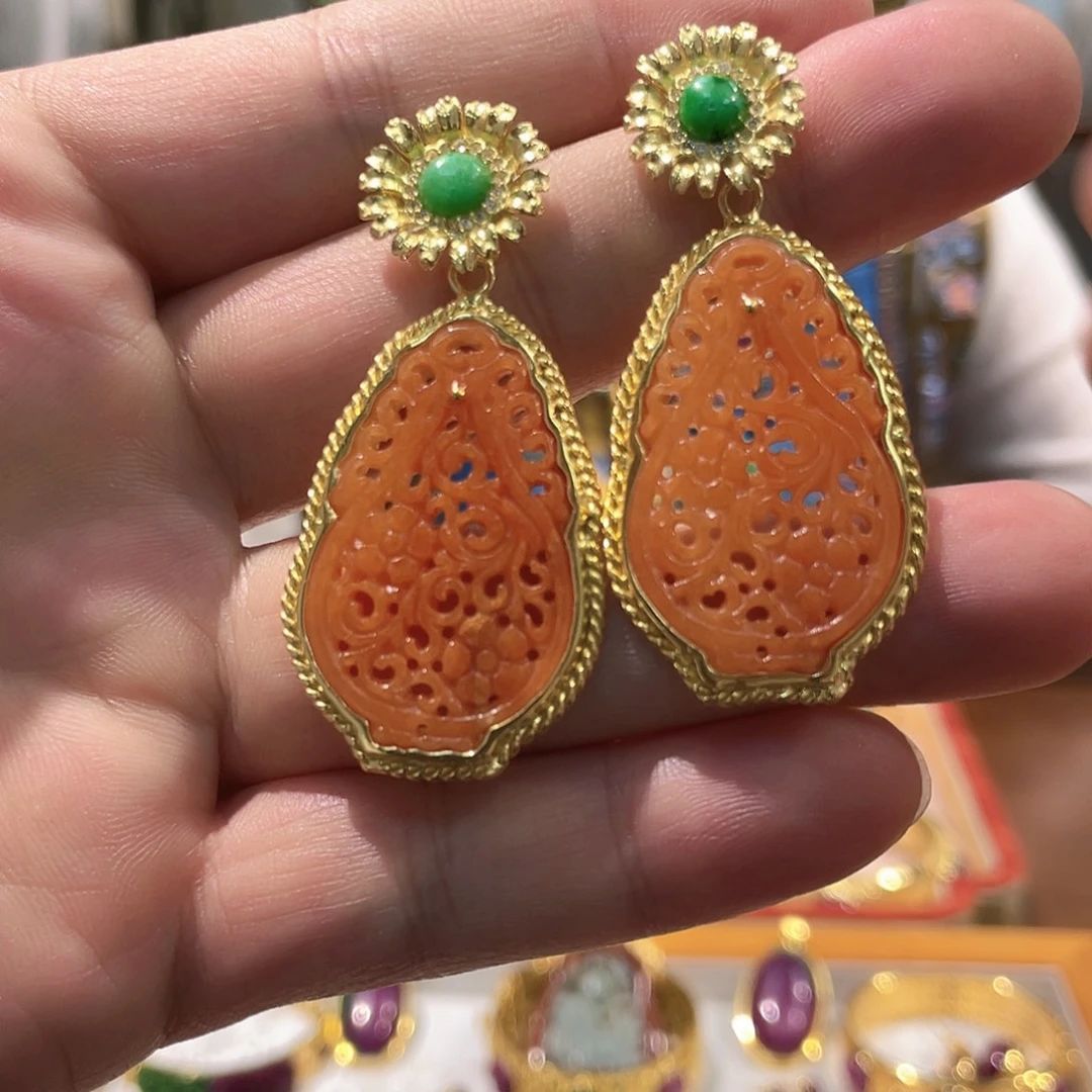 锦纶非金属耳坠子
