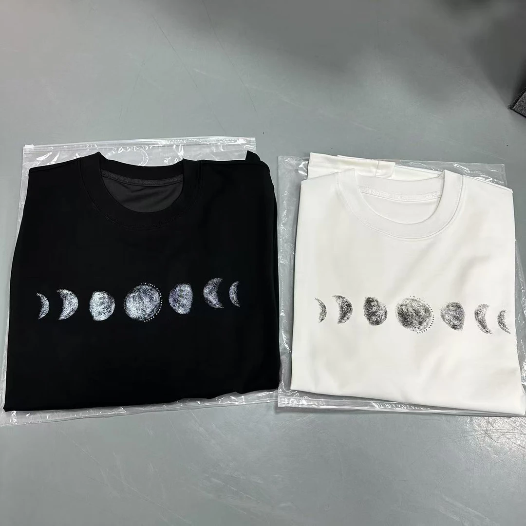 8009轻奢短袖情侣T恤