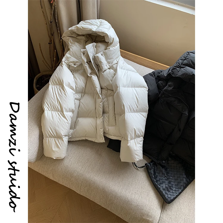 DA麦子“零下羽绒”自制升级可拆卸帽子安心羽绒服女 MZ2205零下