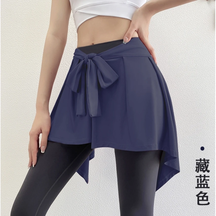 【诺游优选】J21042Y半身裙女显瘦遮臀防走光速干短裙瑜伽屁帘