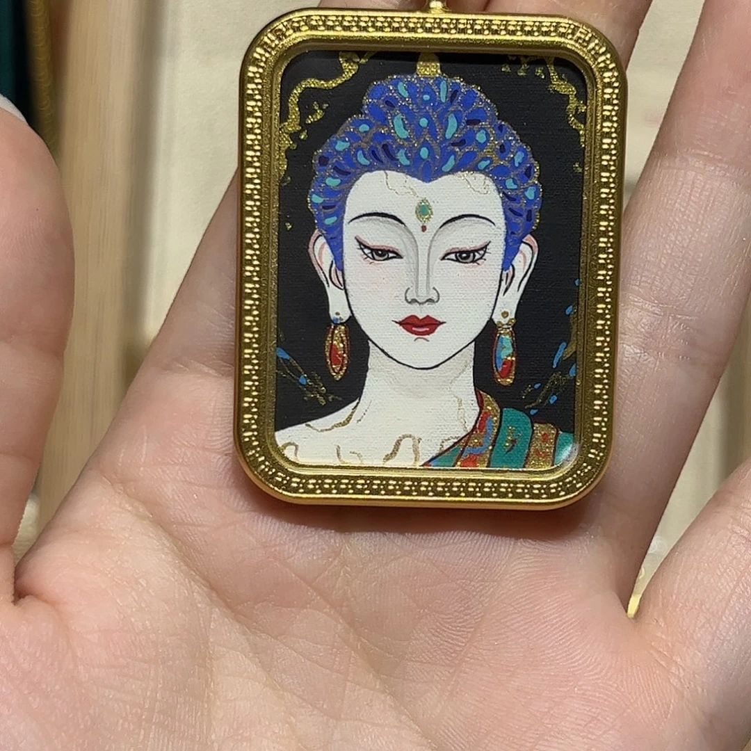 纯手绘唐卡3.4释迦