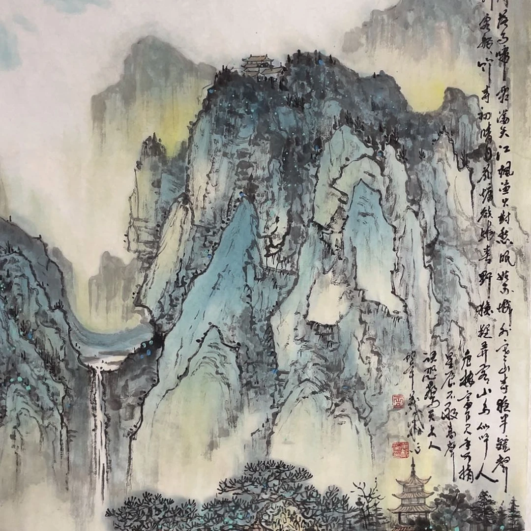 国画纯手绘国画作品