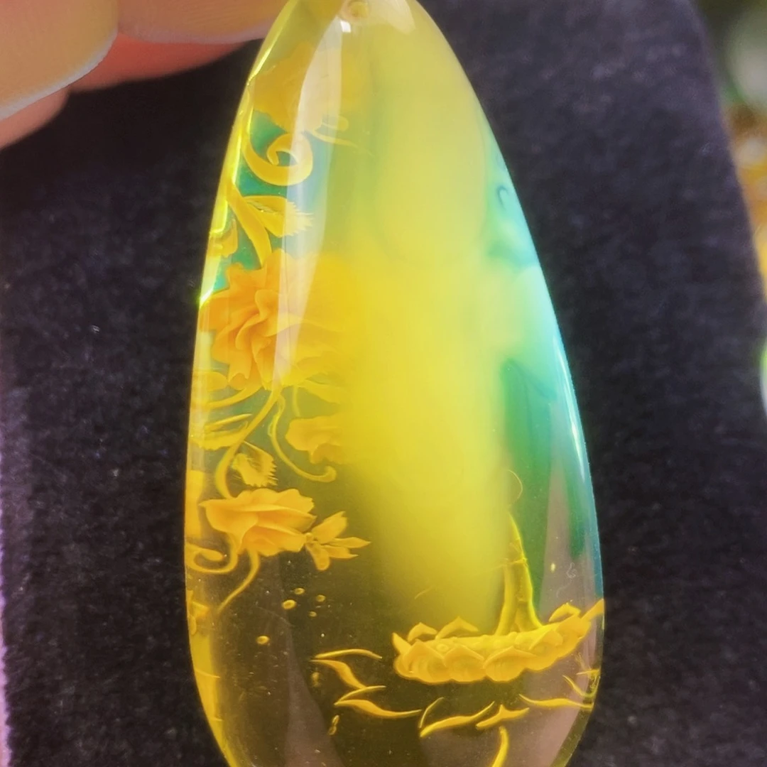 【闪购商品】金珀吊坠(不含链)未镶嵌