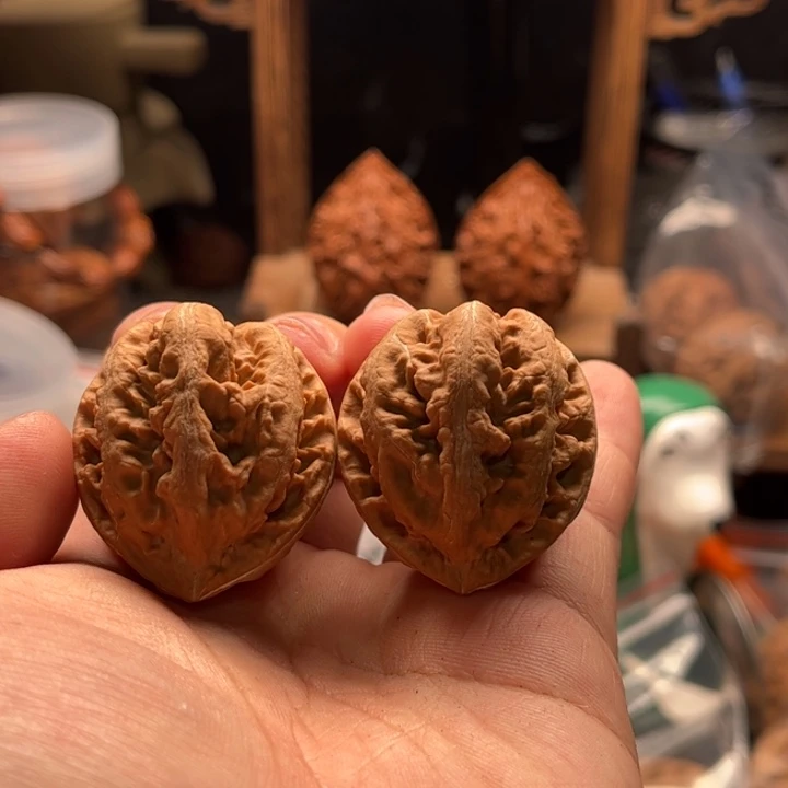 文玩核桃把件楸大胖107