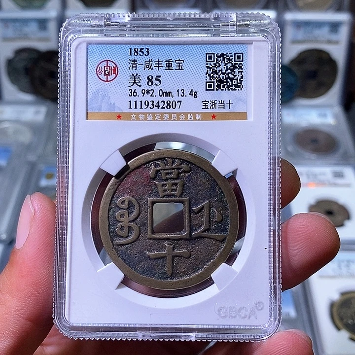 珠***鱼铜苏皖古泉 咸丰浙十 编码2807