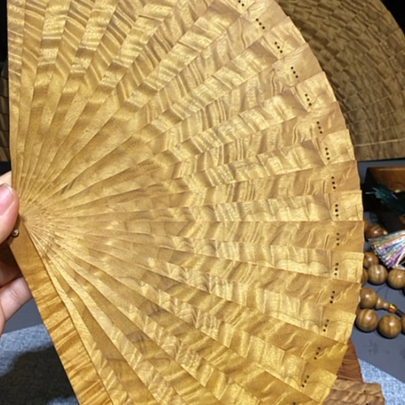 【闪购商品】金丝楠金丝楠木扇子